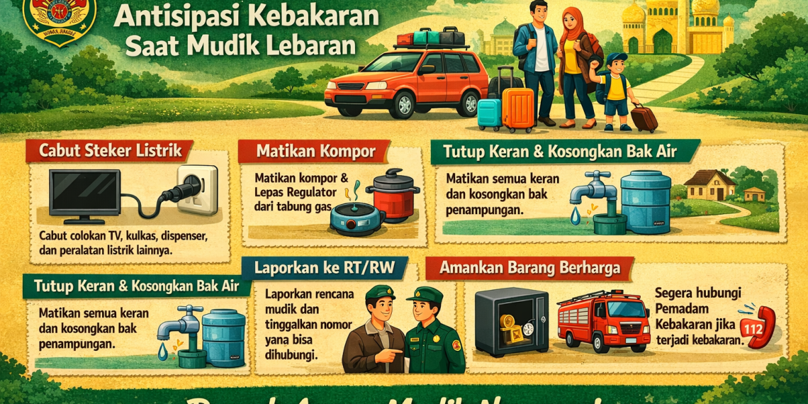 Rumah Aman, Mudik Nyaman: Antisipasi Kebakaran Saat Lebaran