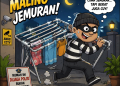 NEKAT BANGET! Jemuran Polisi Disikat, Eh Pelaku Malah Dijemput Tim Opsnal!