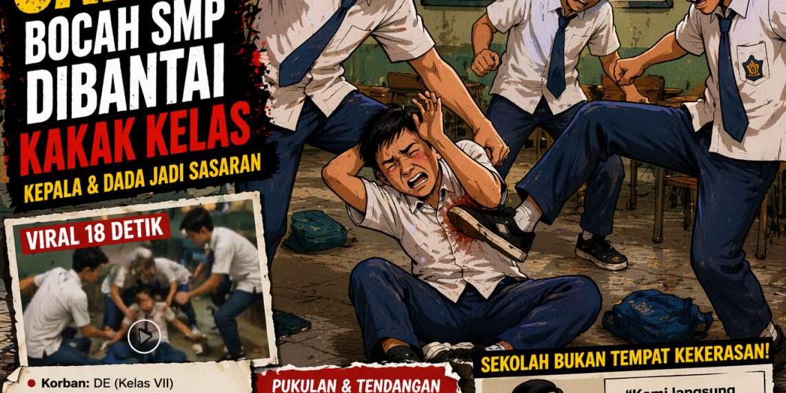 Sadis Tak Berotak! Senior Hajar Junior Sampai Tersungkur, Dunia Pendidikan Tercoreng