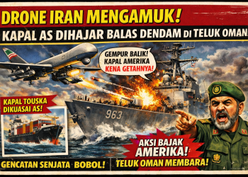 Drone Iran Mengamuk! Kapal AS Dihajar Balas Dendam di Teluk Oman