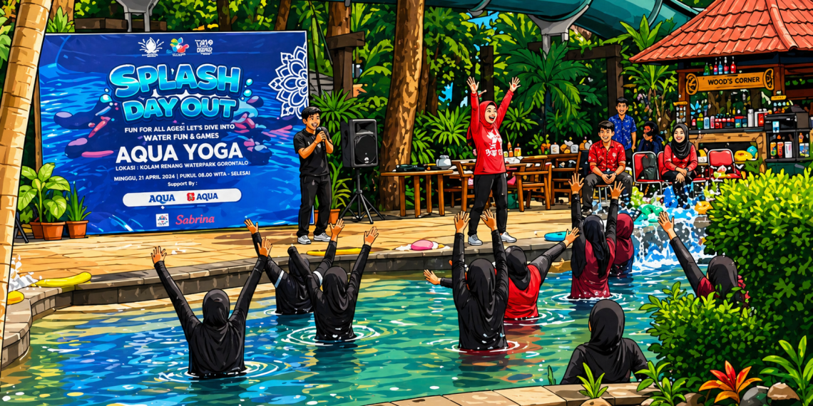 Pagi-Pagi Heboh! Emak-Emak Cikarang Basah-Basahan di Waterboom Lippo Demi Hilangkan Stres
