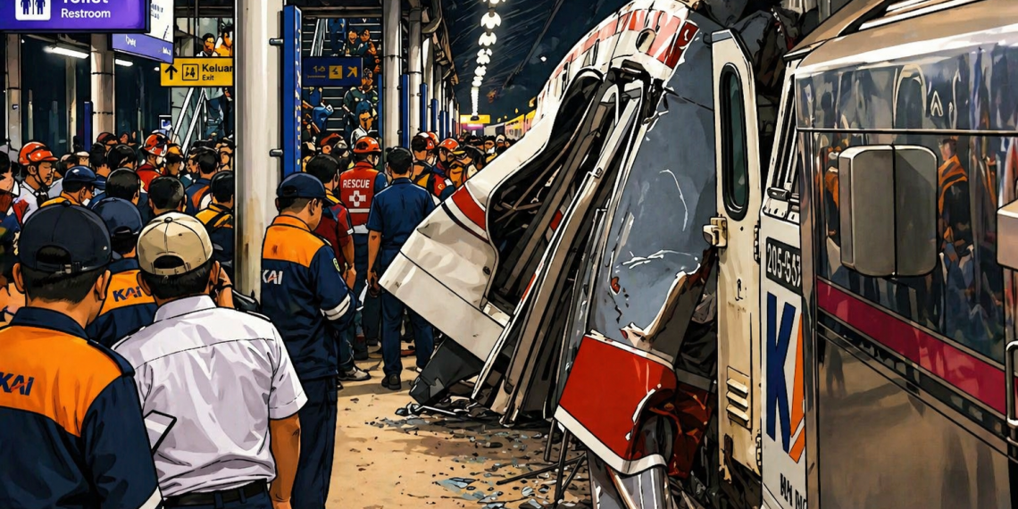 Stasiun Bekasi Timur Ditutup Sementara, Korban Tewas 6 Orang