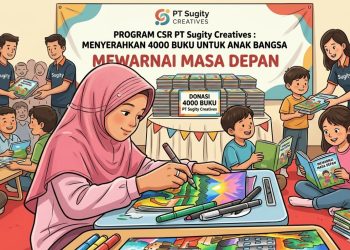 Sugity Creatives Guyur 4.000 Buku, Sekda Bekasi: Perusahaan Jangan Cuma Cari Untung!