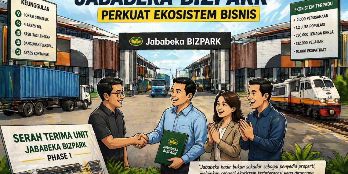 MELEDAK! Bizpark Jababeka Disikat Habis, Pebisnis Berebut Lapak Emas di Cikarang