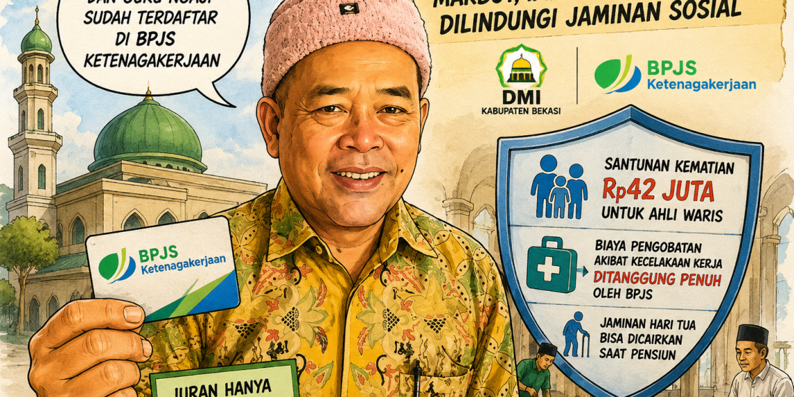 Honor Kecil, Perlindungan Besar: Marbot Masjid di Kabupaten Bekasi Kini Dijamin BPJamsostek
