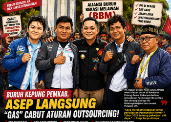 Plt Bupati Bekasi Asep Surya Atmaja “Pasang Badan” untuk Buruh, Aturan Outsourcing Minta Dihapus