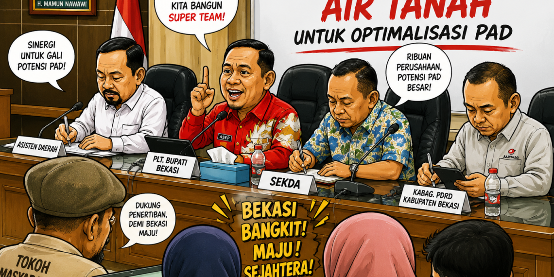 Demi Kas Daerah, Pemkab Bekasi Turun Tangan Tertibkan Pajak Air Tanah