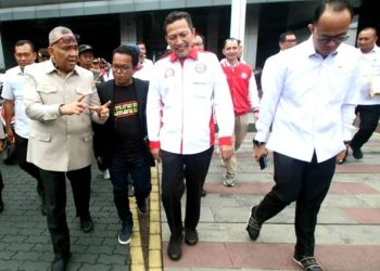 Demo di Kemenaker, Buruh FSPGI Adukan Nasibnya ke Wamen Tuntaskan Penyelesaian Dugaan ‘Union Busting’ dan PKWT PT Epson
