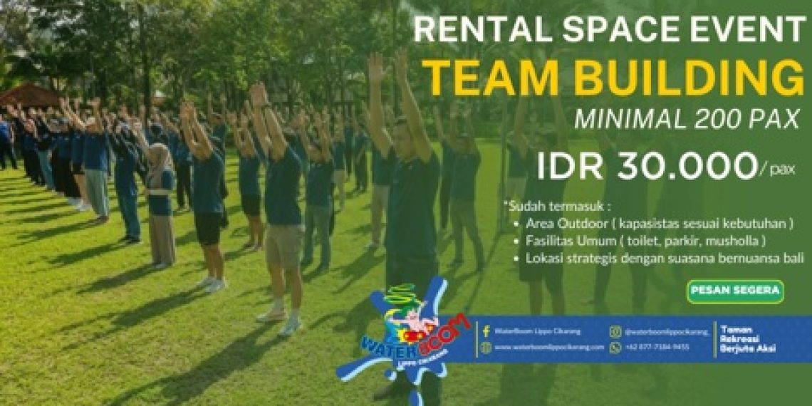 “Ngantor Rasa Liburan!” WaterBoom Lippo Cikarang Sulap Gathering Kantor Jadi Serasa di Bali