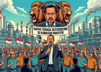 Demo Aliansi BBM, Singa Karawang Bekasi Anwar Budiman Bongkar Sisi Gelap Outsourcing: Buruh Tak Punya Kepastian!