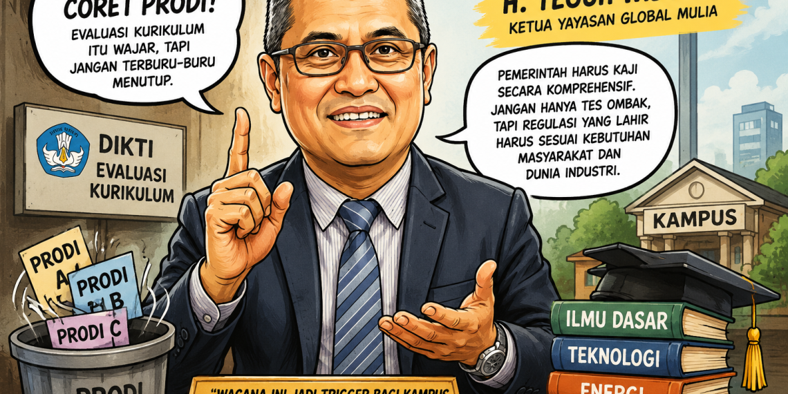 Prodi Tak Laku Siap-Siap? Ketua Yayasan Global Mulia Teguh Wibowo Soroti Kebijakan Dikti