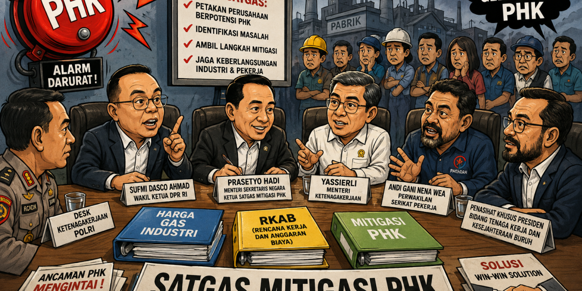 Alarm PHK Meraung! DPR dan Pemerintah Bentuk Satgas Khusus, Perusahaan Bermasalah Mulai Dibidik