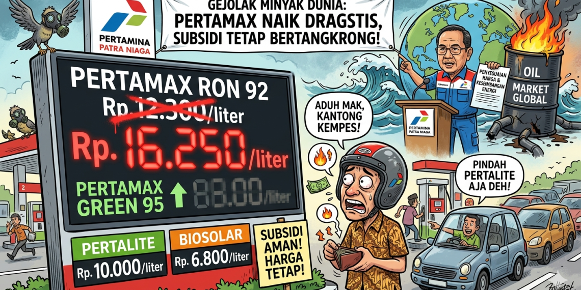 Pertamax Mahalnya Ampun-ampunan, Untung Saja Pertalite Sama Biosolar Gak Ikut Ngamuk!