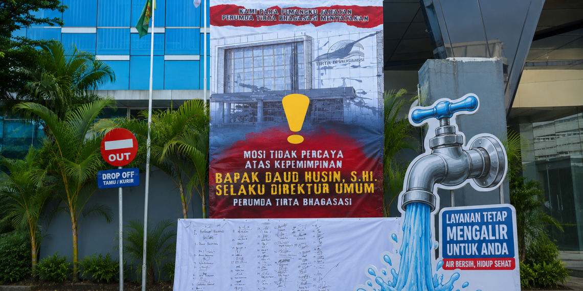 Mosi PDAM tirtabhagasasi Heboh! Pegawai Bentangkan Mosi Tak Percaya, Tirta Bhagasasi: Air Tetap Mengalir