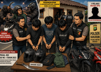 Subuh-Subuh Dicegat! Beat Raib, Tiga Begal Dicokok Polisi