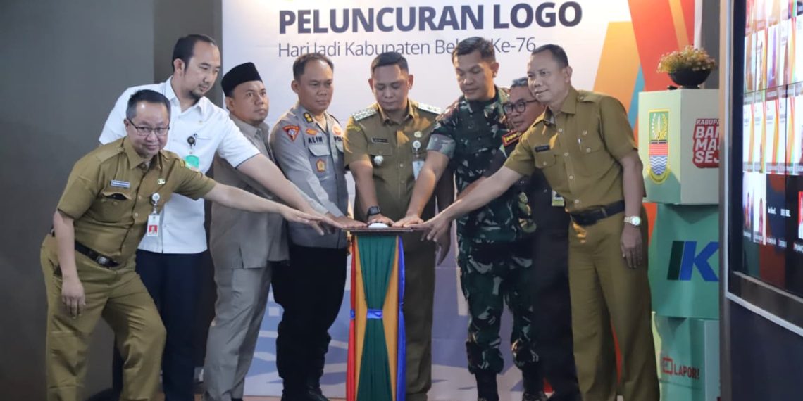 Pemkab Bekasi Luncurkan Logo HUT ke-76, Asep: Bangkit Bersama Menuju Pelayanan yang Lebih Baik