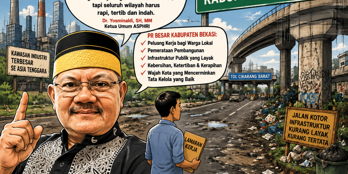 Kabupaten Bekasi Kaya Industri, Miskin Penataan? Kritik Pedas Ketum ASPHRI di Hari Jadi ke-76