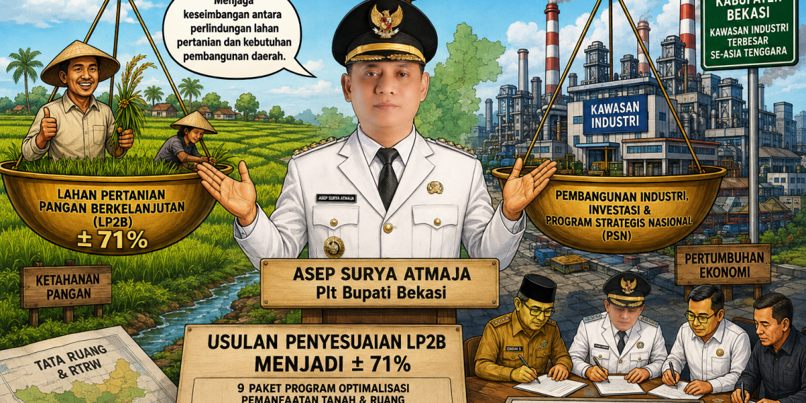 71 Persen Jadi Angka Kunci, Pemkab Cari Titik Temu Sawah dan Industri