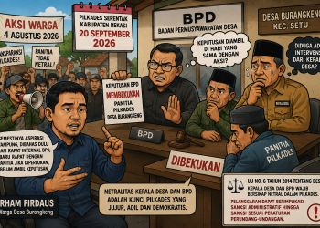 ChatGPT Image Aug 6, 2026, 04_43_39 PM Warga Soroti Pembekuan Panitia Pilkades Burangkeng, Diduga Ada Intervensi