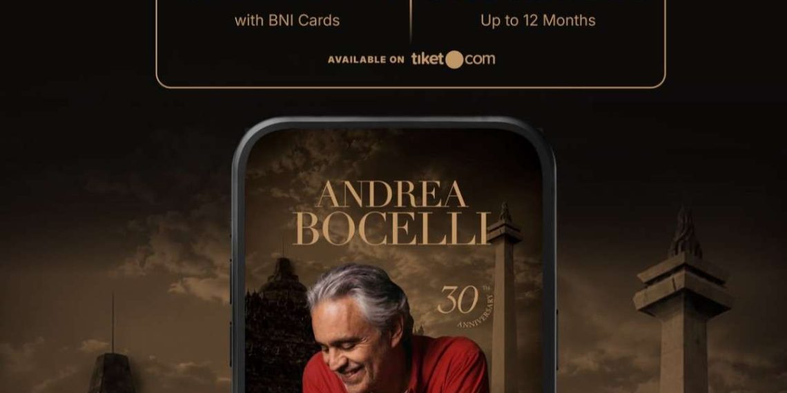 BNI Hadirkan Akses Eksklusif Menikmati Konser Andrea Bocelli “Romanza” di Indonesia