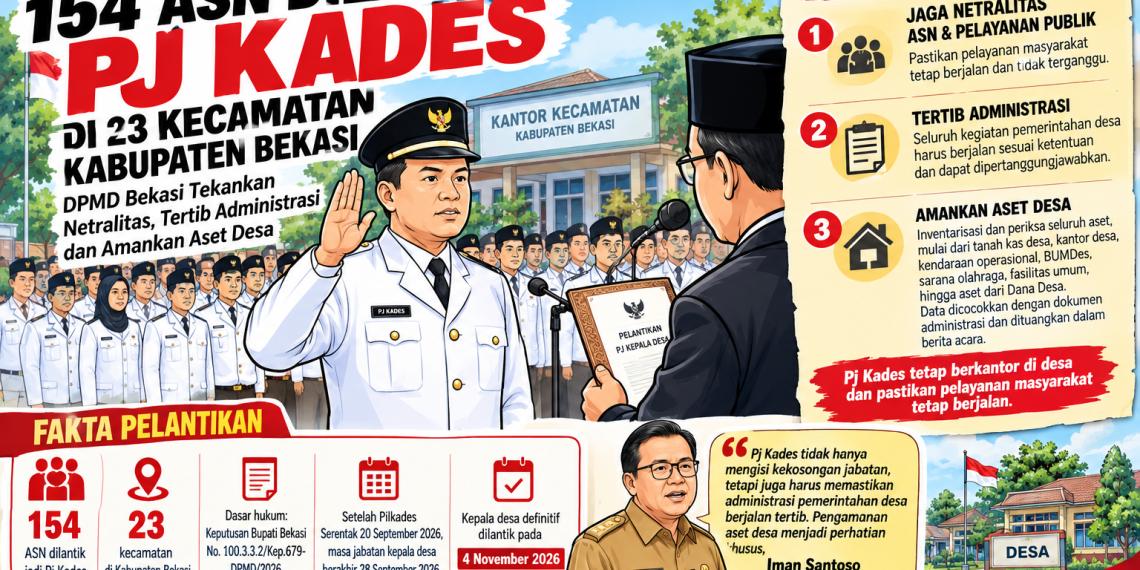 154 ASN Duduki Kursi Pj Kades, DPMD Bekasi: Jangan Main-Main dengan Aset Desa!