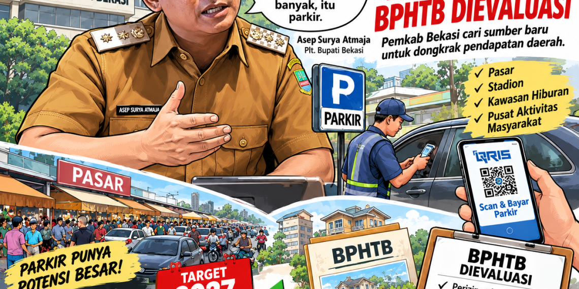 PAD Kabupaten Bekasi Lagi Seret, Parkir Dibidik, BPHTB Dievaluasi