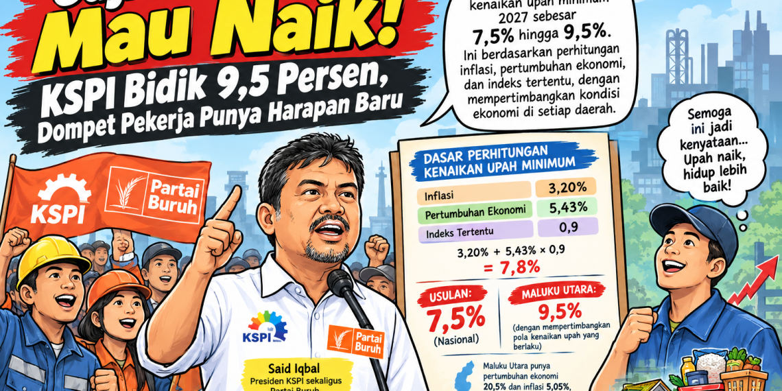 Gaji Buruh Tahun Depan Bakal Naik Berapa? KSPI Sodorkan Angka 7,5 sampai 9,5 Persen