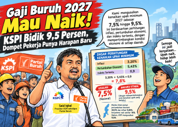 Gaji Buruh Tahun Depan Bakal Naik Berapa? KSPI Sodorkan Angka 7,5 sampai 9,5 Persen